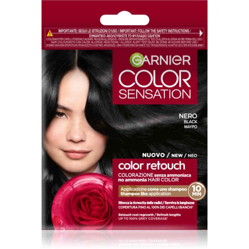 Garnier Color Sensation Retouch tónovací barva na odrosty Nero 1 ks