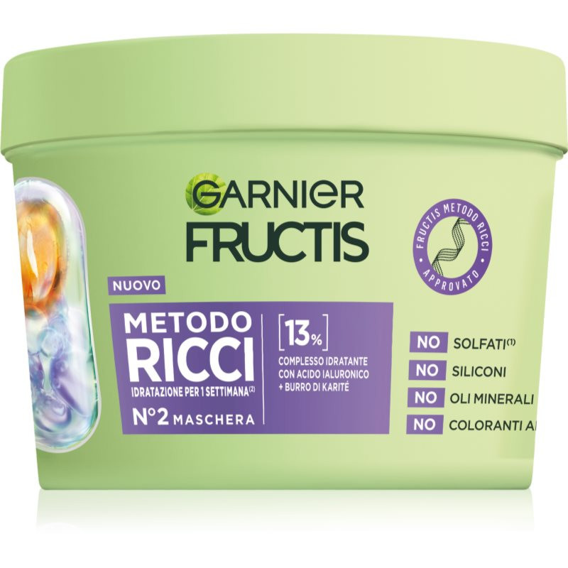 Garnier Fructis Metodo Ricci hydratační maska pro aktivaci kudrlin 370 ml