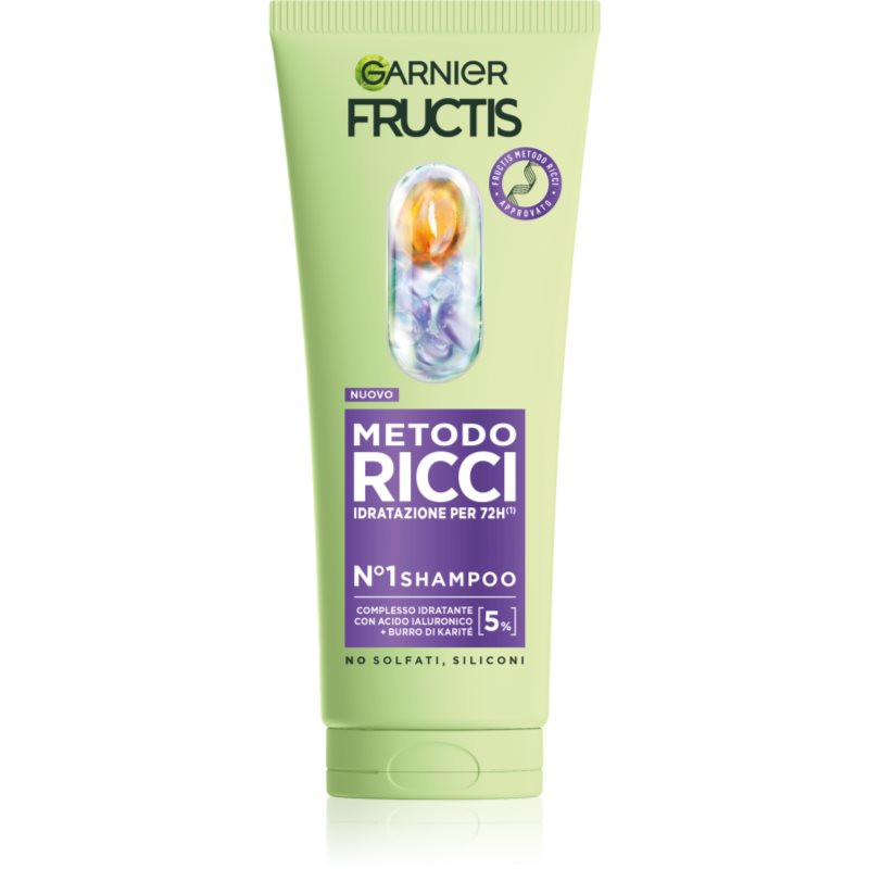 Garnier Fructis Metodo Ricci hydratační šampon pro aktivaci kudrlin 200 ml