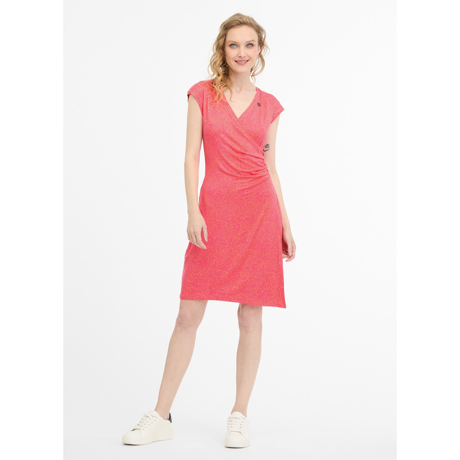 šaty RAGWEAR - Crupi Print Coral (4005)