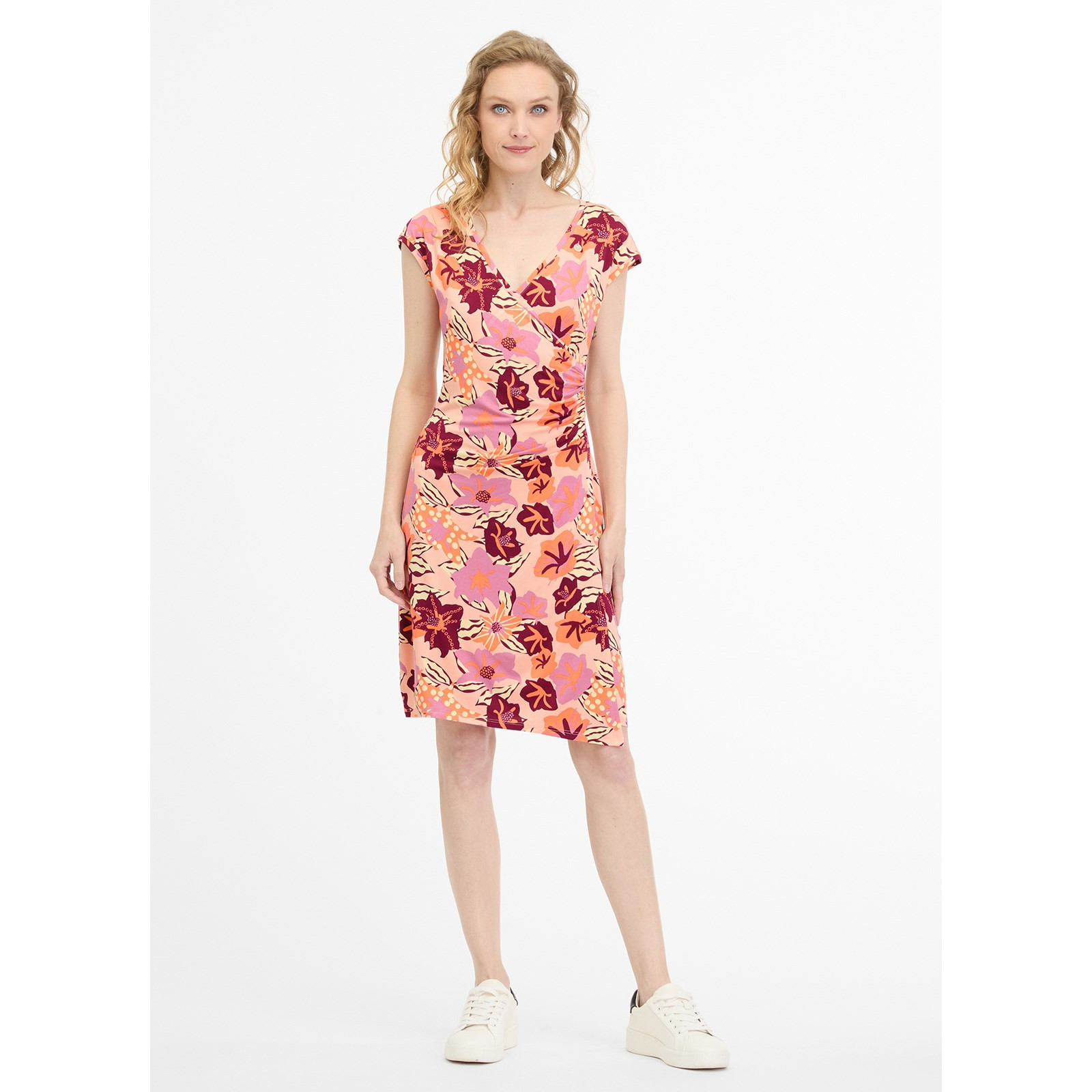 šaty RAGWEAR - Crupi Print Light Peach (4065)