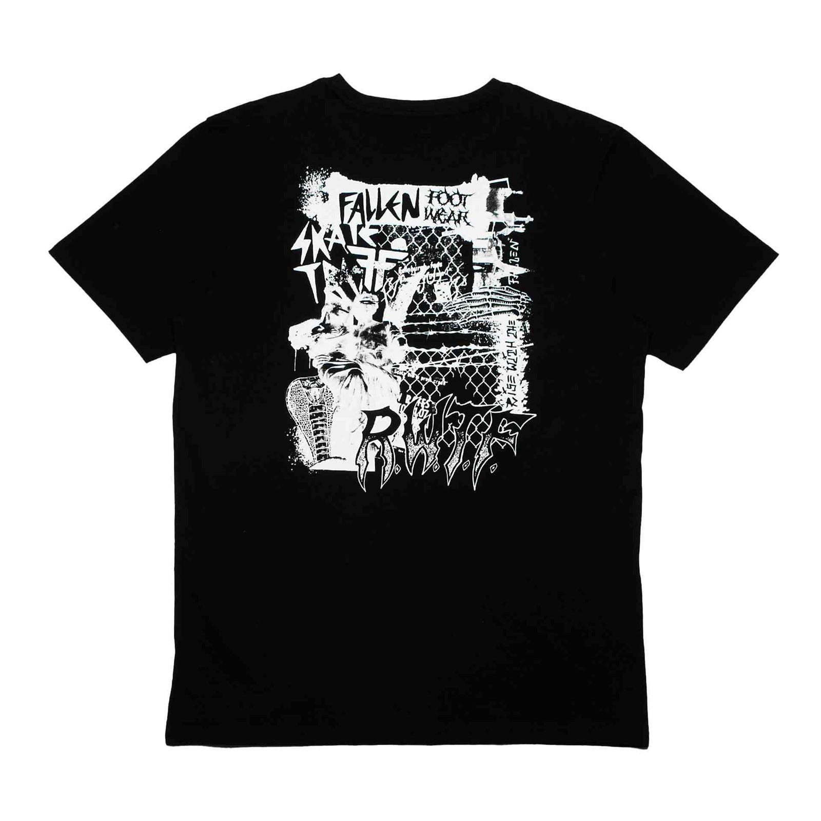 triko FALLEN - Propaganda Tee Black White (BLACK WHITE)