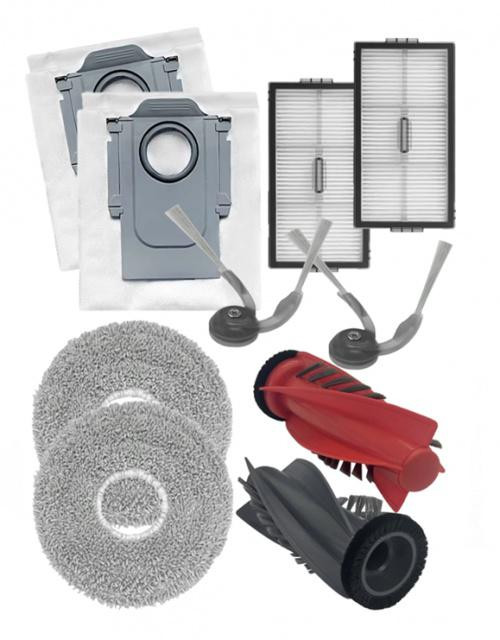 Filtry a kartáče pro ROBOROCK Saros R10/G20s Ultra, mopy a sáčky, 10ks