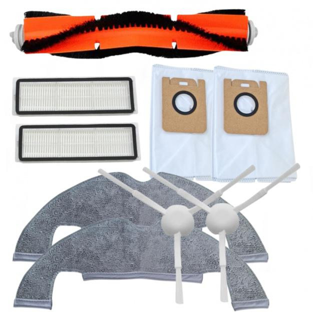 Alt. sada HEPA filtrů, kartáčů, mopů a sáčků pro  DREAME D10+, L10+, Z10 Pro..., 9ks