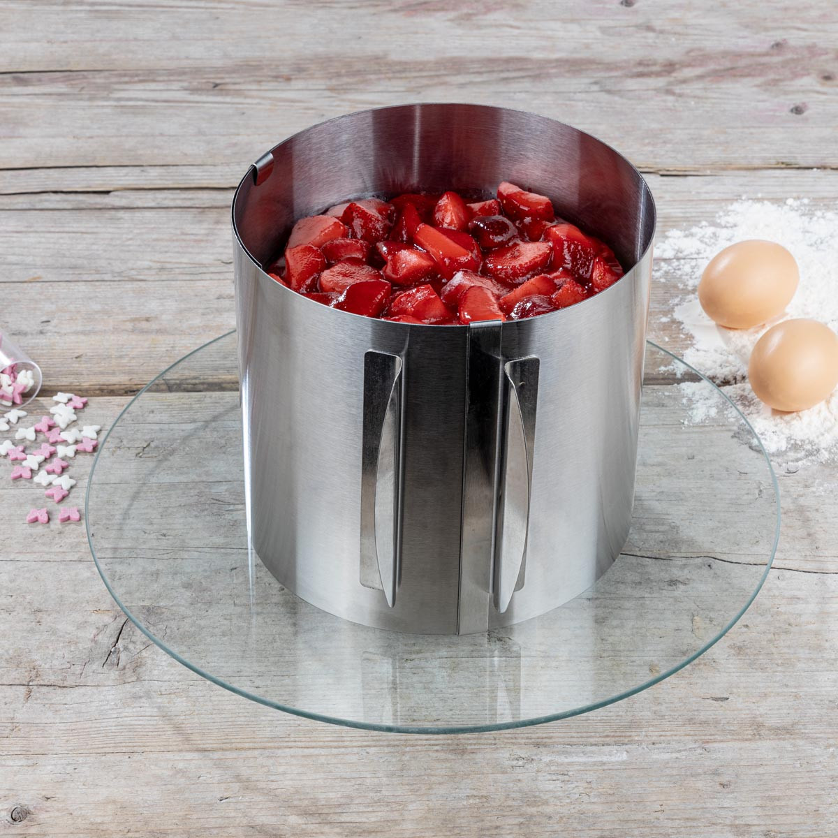 Haushalt international Dortová forma z nerezové oceli, kulatá