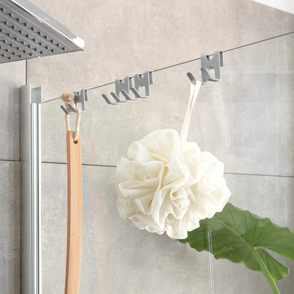 Die moderne Hausfrau Háček na sprchovou zástěnu, 4 ks