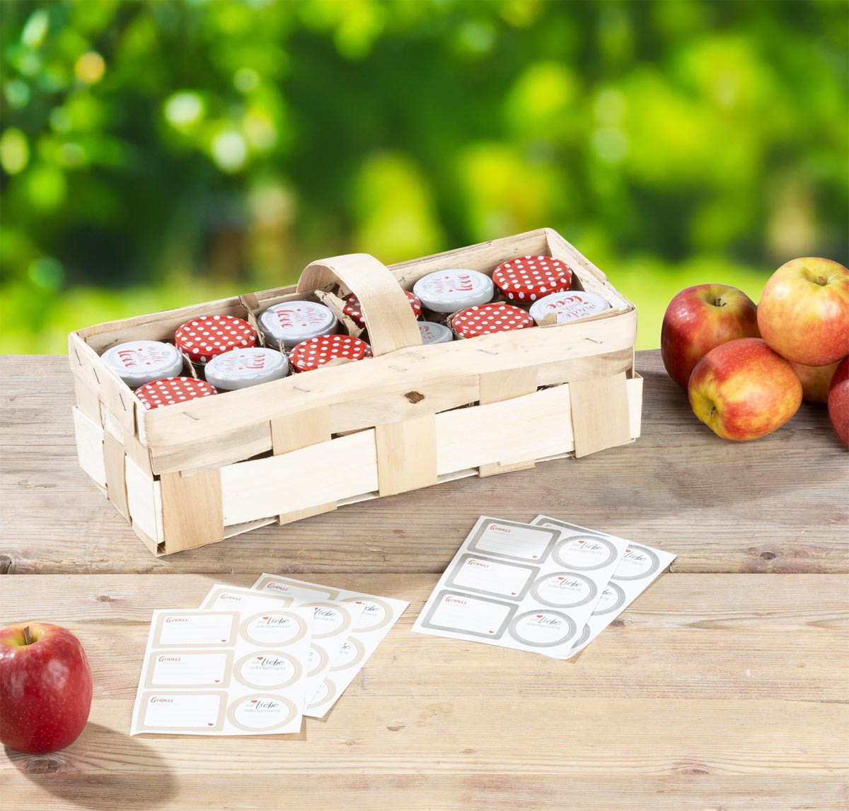 Haushalt international Sada na zavařování v košíku, 13 ks