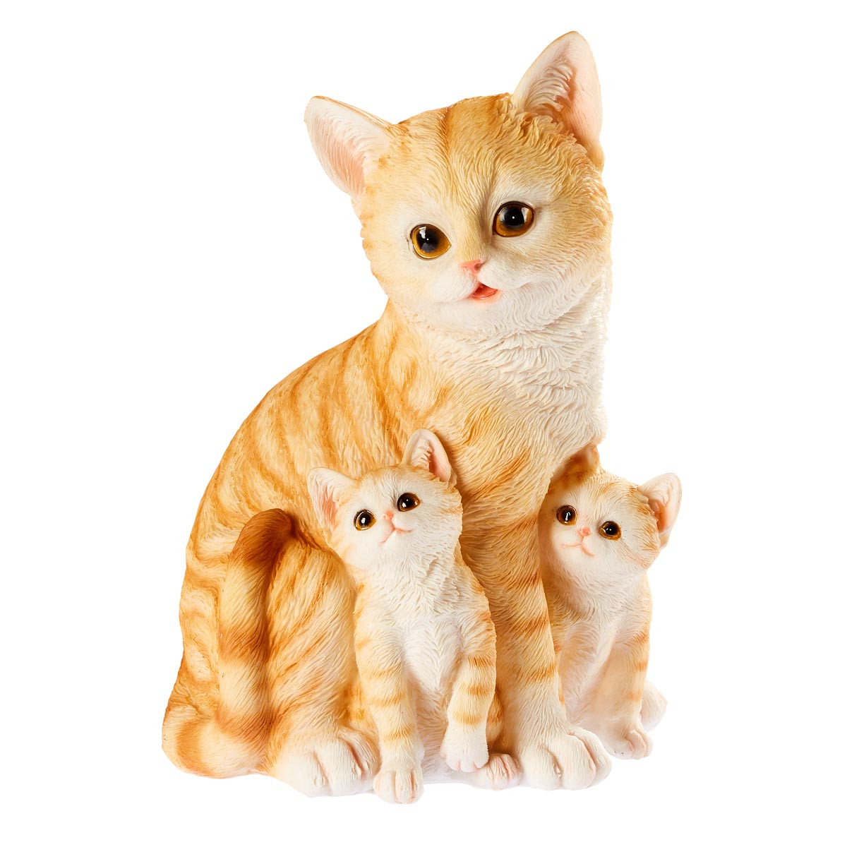 Die moderne Hausfrau Solární dekorace Kočičí rodina