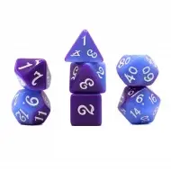 Dice4friends Dice Set Fable: Aladin - Blau/Violet (7)