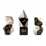Dice4friends Dice Set Fable: Alice - Black/White (7)