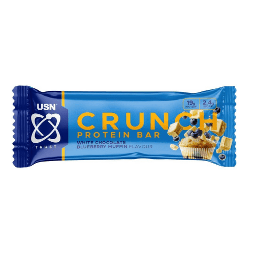 USN Trust Crunch 60 g bílá čokoláda s muffinem a borůvkou