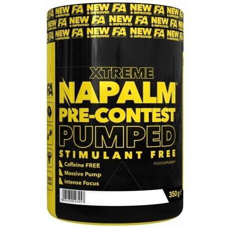 Fitness Authority Napalm Pre-Contest Pumped Stimulant Free 350g dragon fruit