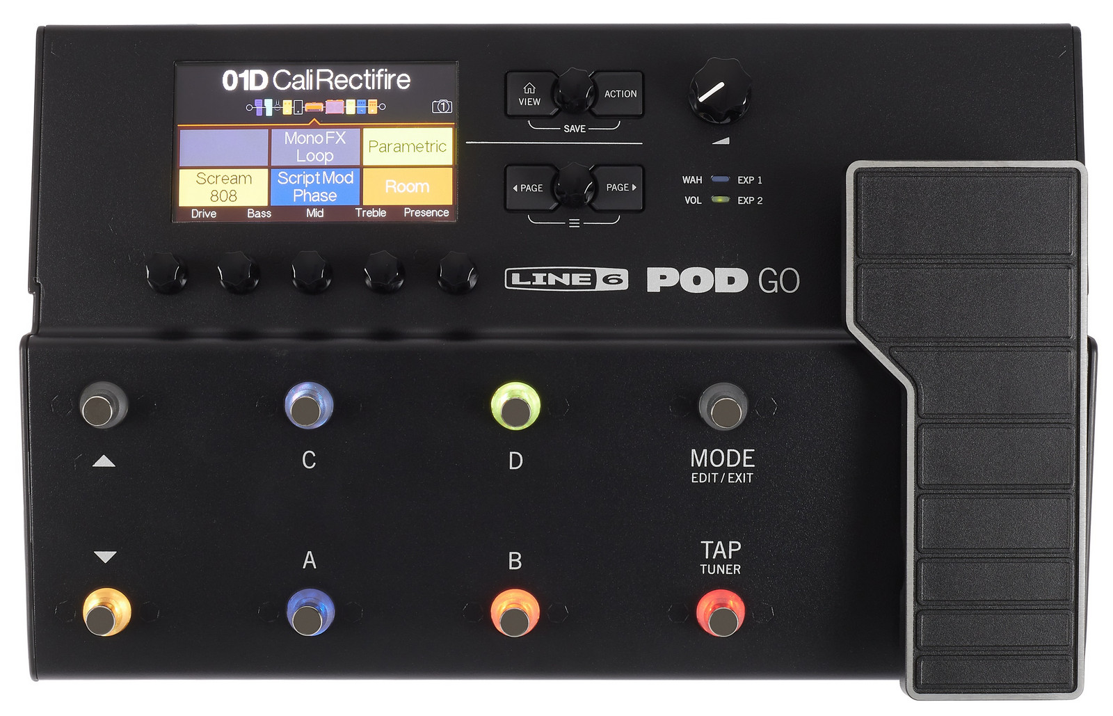 Line 6 POD GO (rozbalené)
