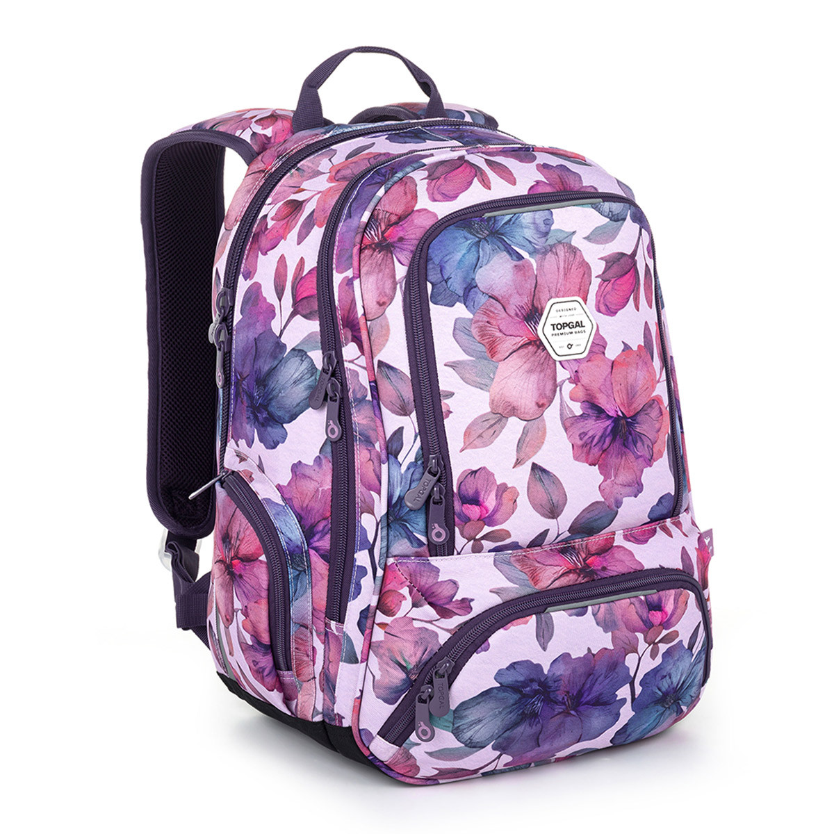Studentský batoh s květinami Topgal SURI 25028