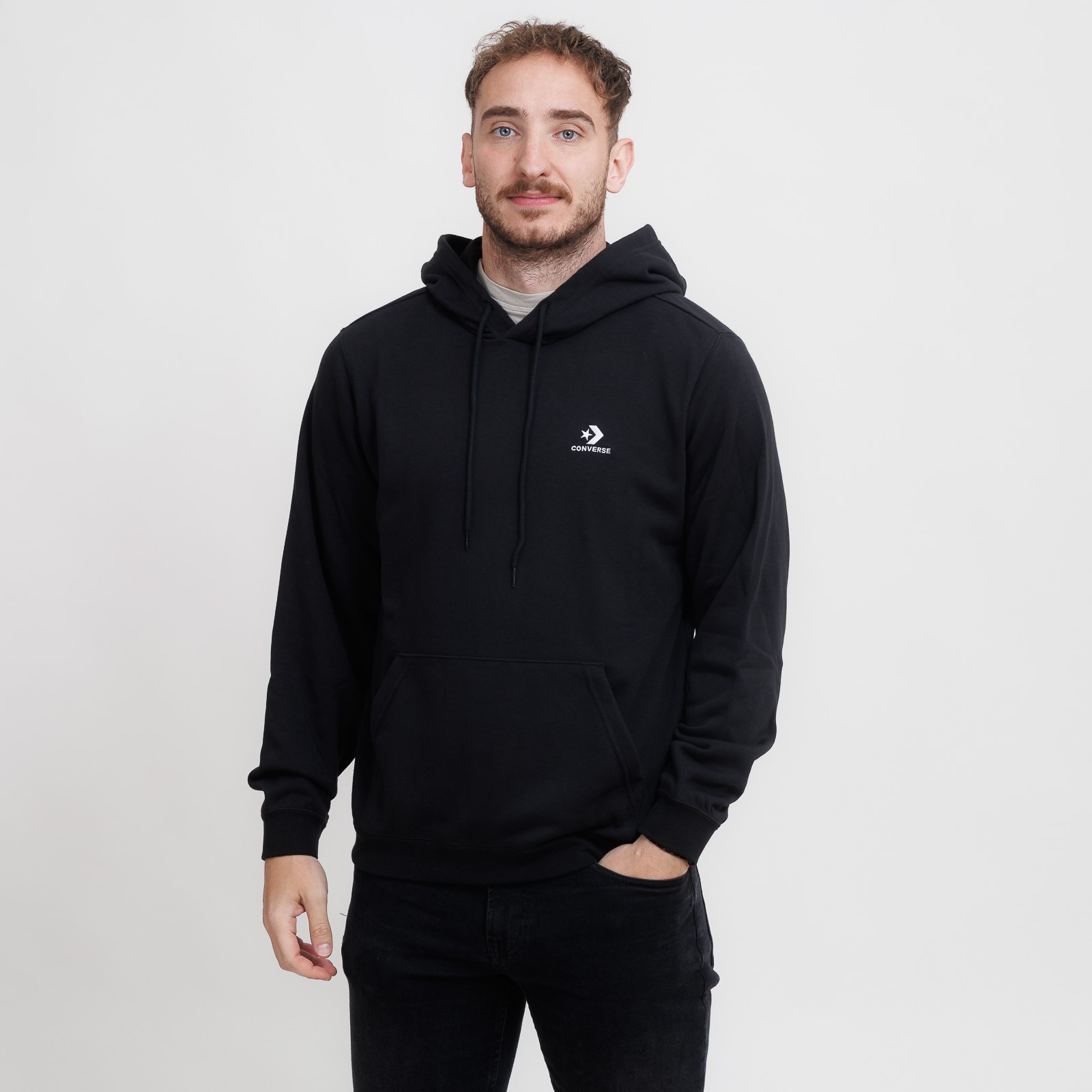 Converse Standard Fit Left Chest Star Chev Emb Hoodie FT L