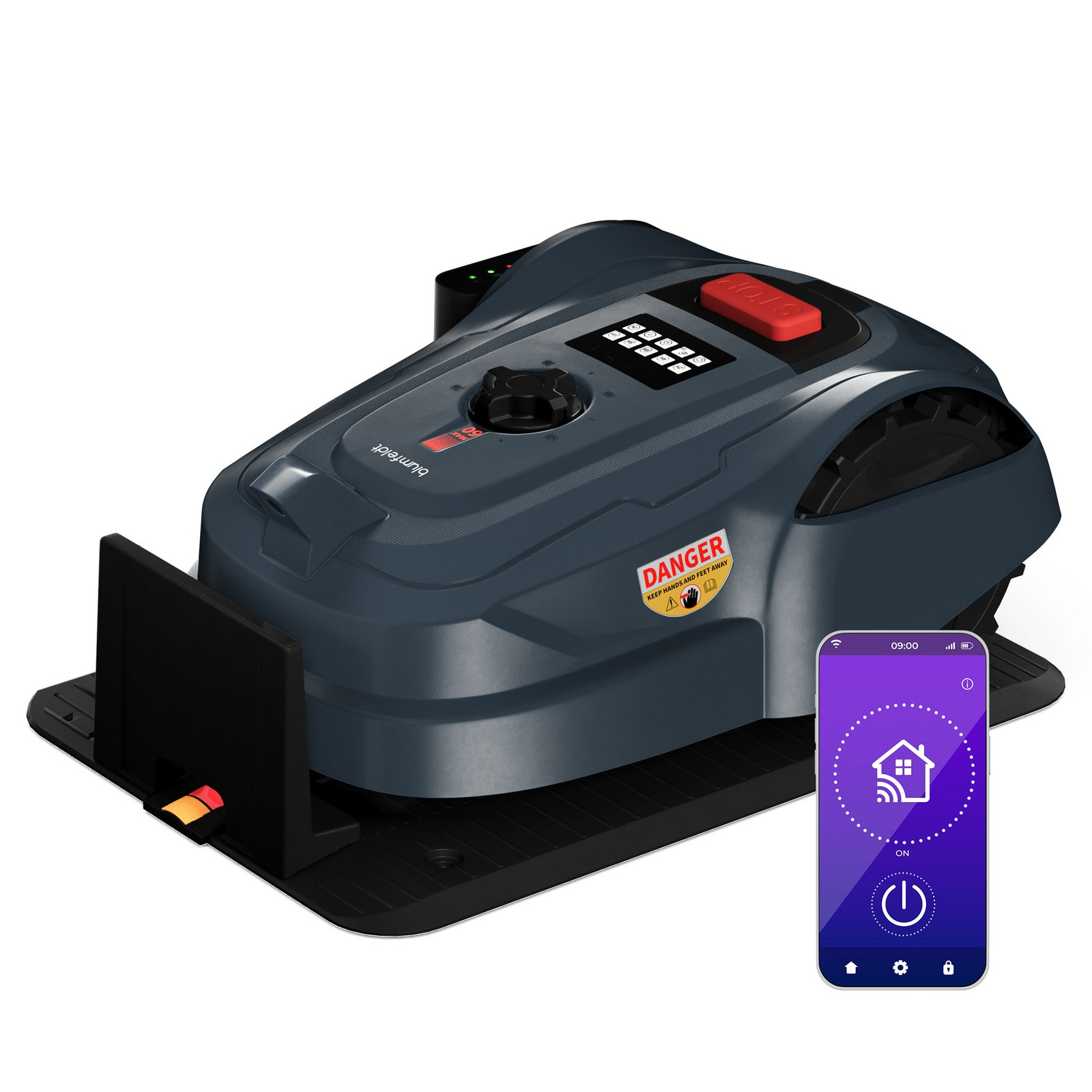 Blumfeldt Robotická sekačka GrassConnect, Péče o trávník do 1000 m², Ovládání pomocí aplikace