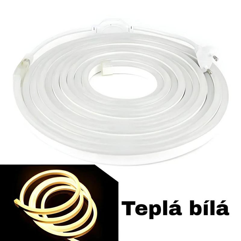T-LED LED NEON pásek 6W 230V teplá bílá 076521