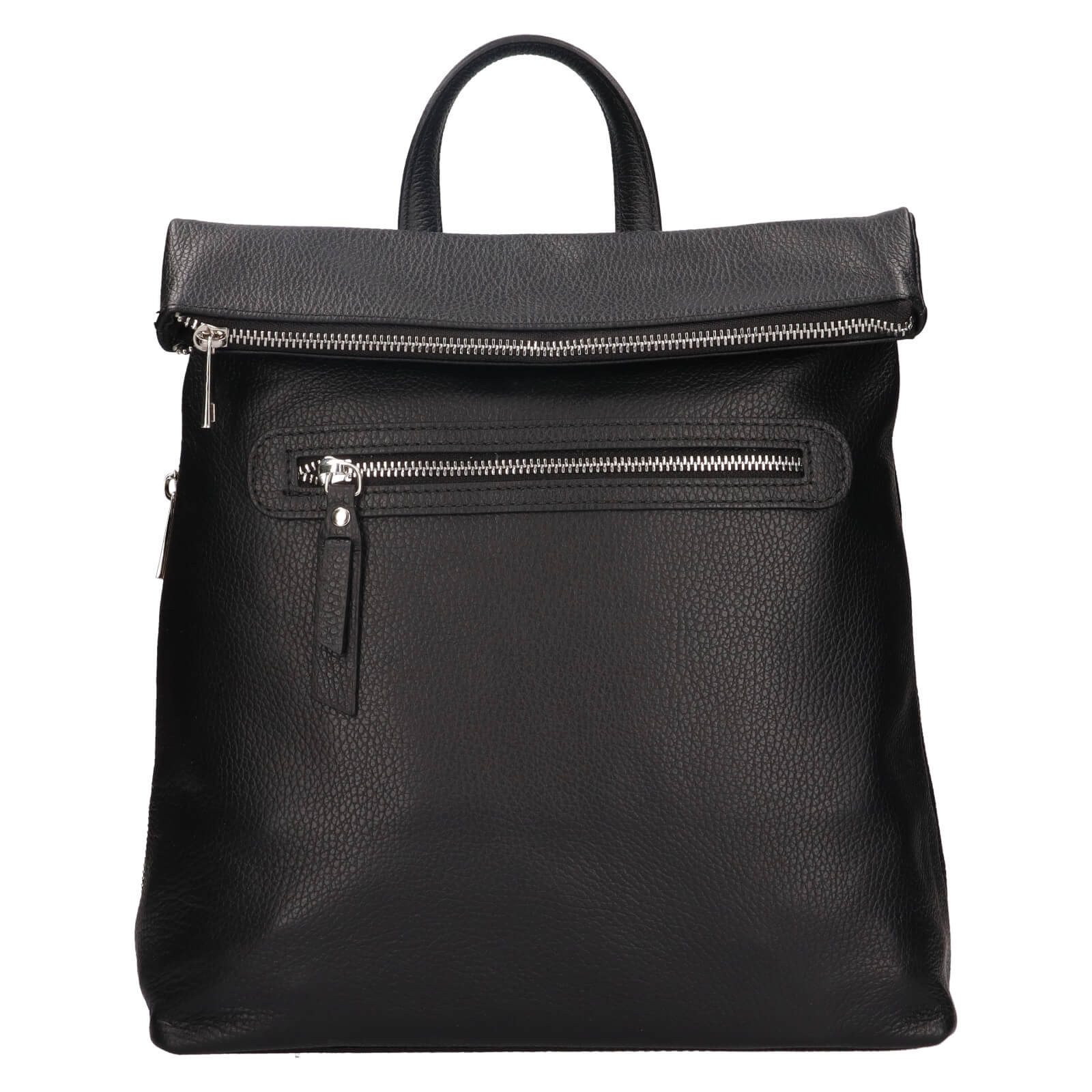 Dámský kožený batoh Italia Korra - černá