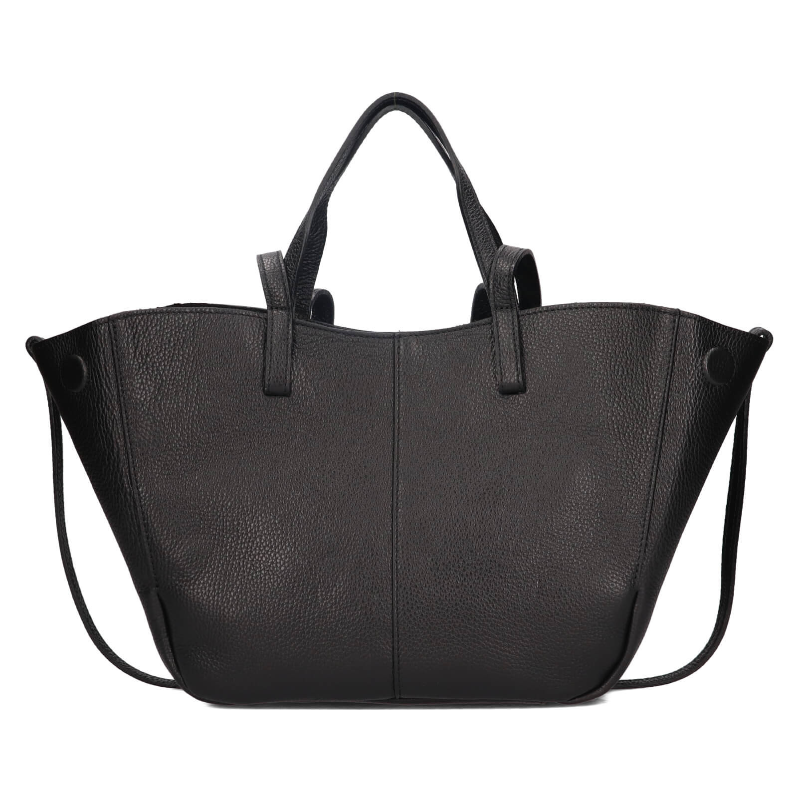 Dámská kožená kabelka Italia Violla - černá