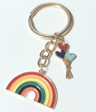 Klíčenka Charm – duha