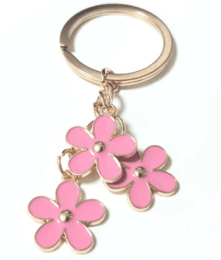 Klíčenka Charm – květy