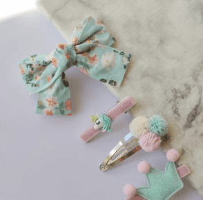 Sponky do vlasů 4 ks UNICORN PASTEL