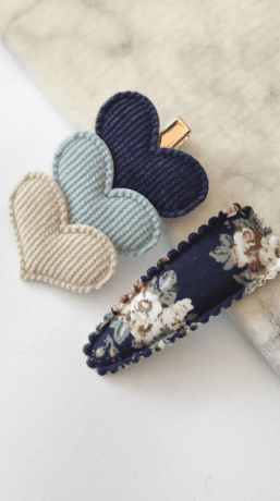 Sponky do vlasů 2 ks COBALT FLOWERS