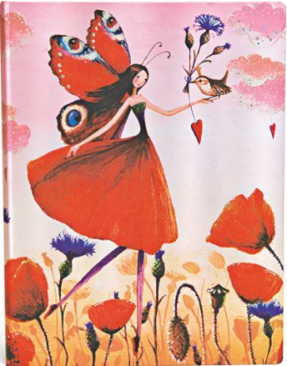 Diář Paperblanks 5-letý nedatovaný Poppy Field Ultra