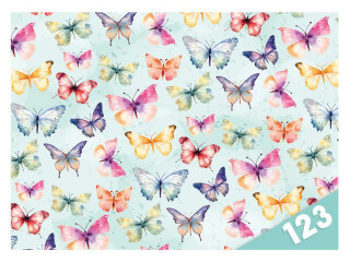 Desky na číslice Motýli