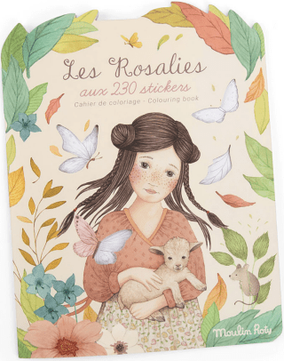Knížka se samolepkami Les Rosalies