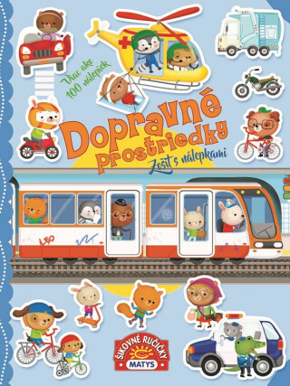 Zošit s nálepkami: Dopravné prostriedky
