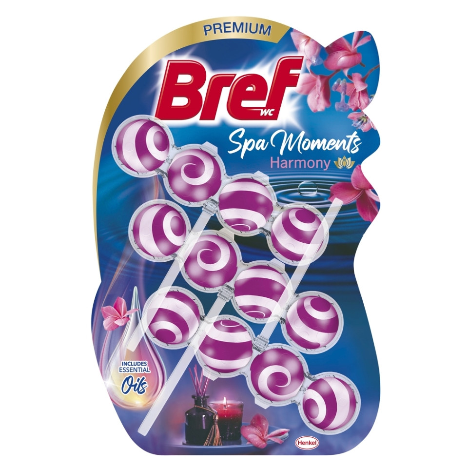 BREF Spa Moments Tuhý WC blok Harmony 3 x 50 g