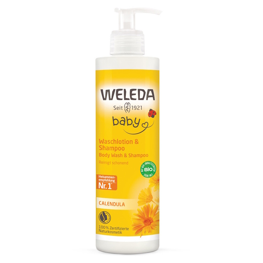 WELEDA Měsíčkový mycí krém a šampon 400 ml