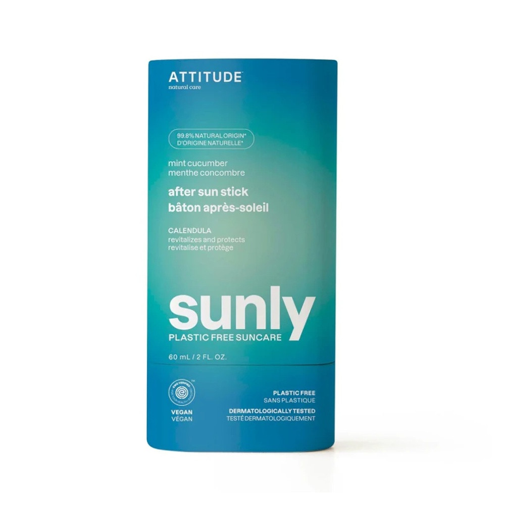 ATTITUDE Sunly Zklidňující krém po opalování s mátou a okurkou 60 g