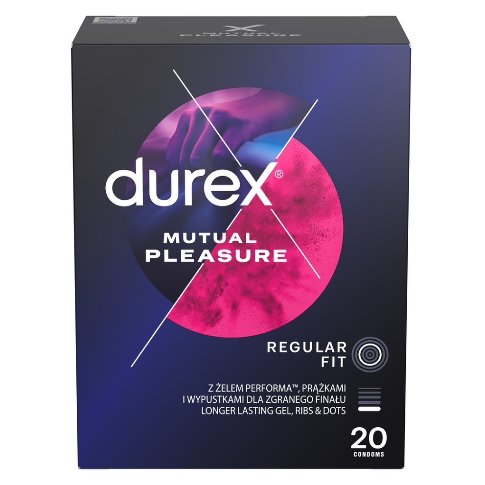 DUREX Mutual pleasure 20 kusů, poškozený obal