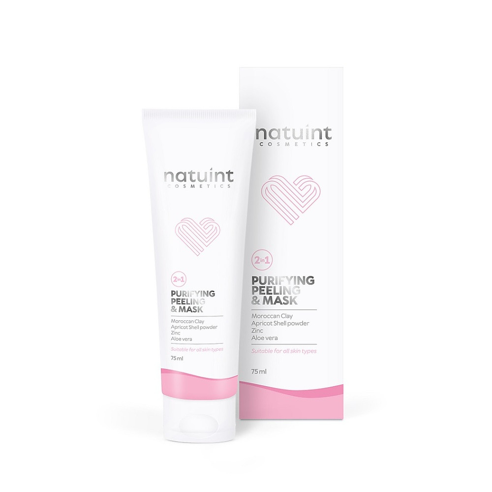 NATUINT COSMETICS  Maska a peeling 2 v 1 čistící 75 ml