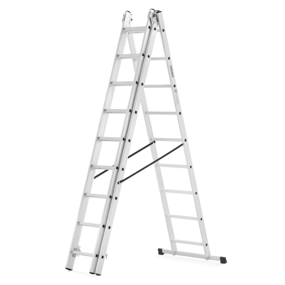 Higher I-6309 Univerzální hliníkový žebřík 3x9