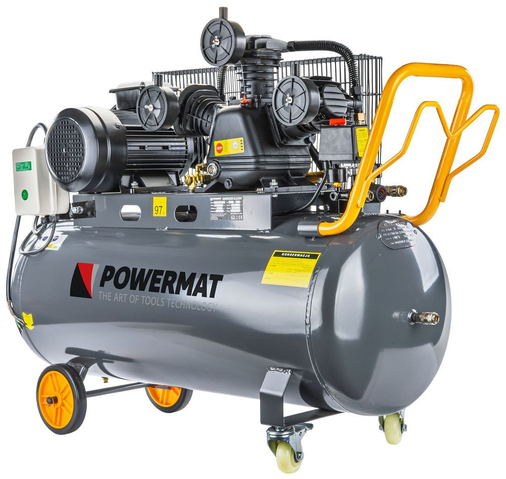 POWERMAT PM-KO-150T-400V Olejový kompresor 150l
