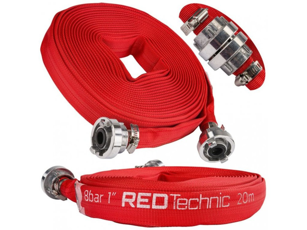 RED TECHNIC RTWS0065 Hasičská plátěná hadice na špinavou vodu a septik