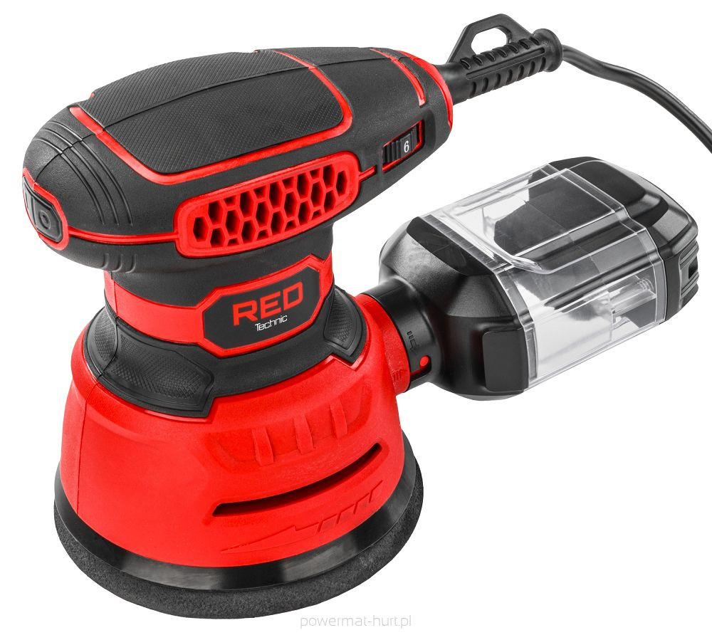 RED TECHNIC RTSMO0121 Excentrická bruska s regulací 1100W