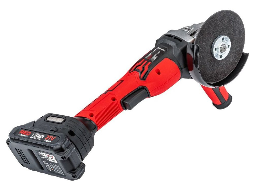 RED TECHNIC RTSZK0140 AKU úhlová bruska 125 mm + 2 baterie 2 Ah