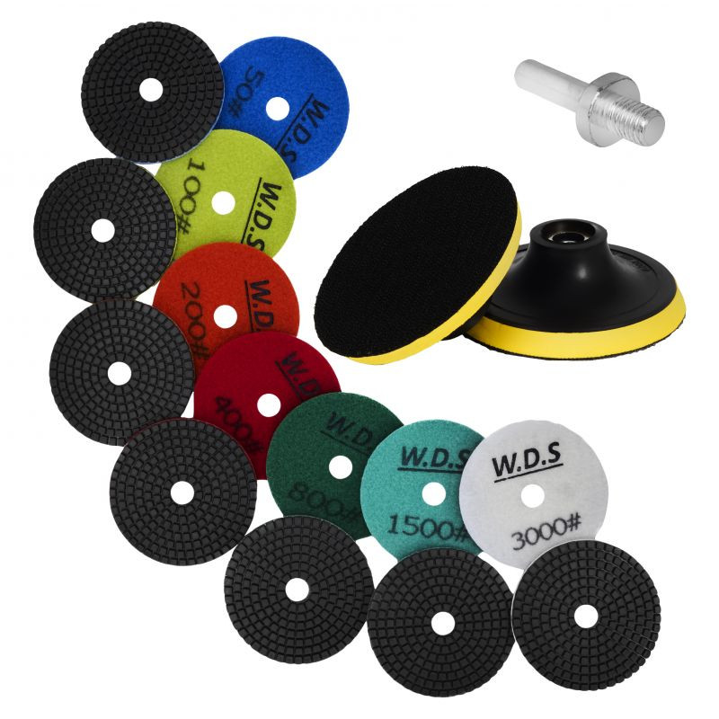 Kraft&Dele WDS2212 sada diamantových kotoučů (leštění a broušení)