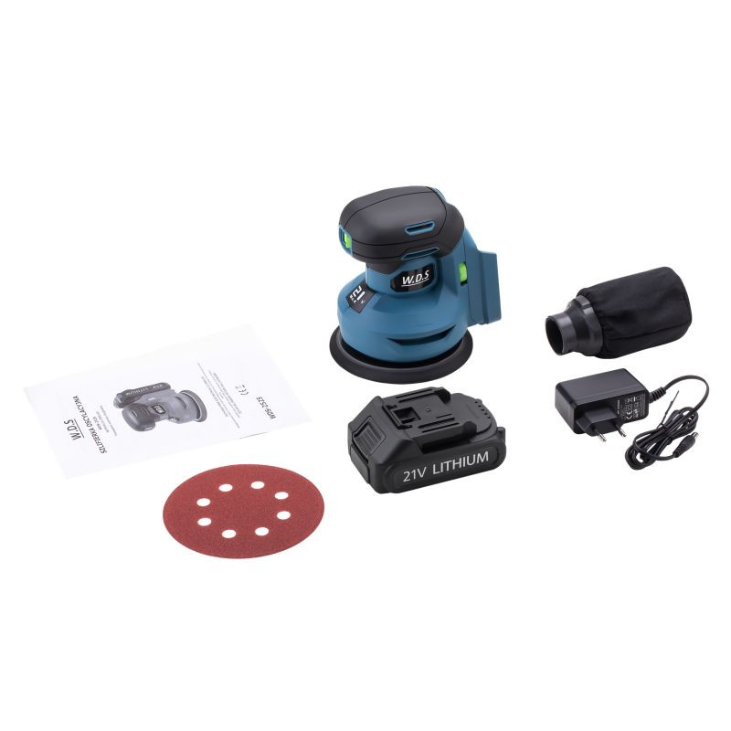 Kraft&Dele WDS2525 AKU excentrická bruska 21V