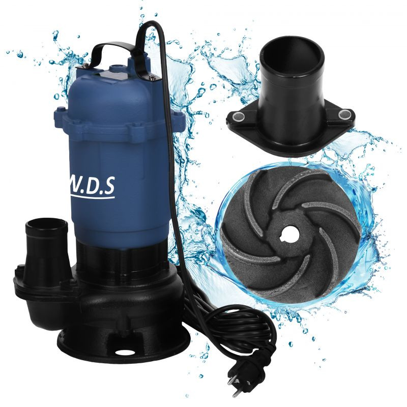 Kraft&Dele WDS2423 Kalové čerpadlo 2850W s drtičem