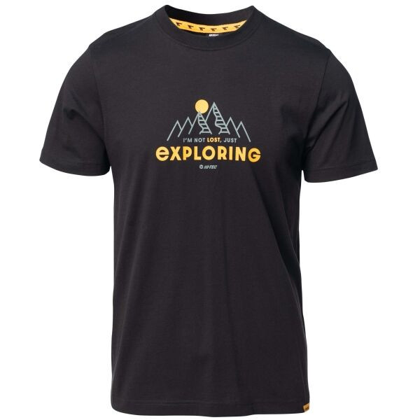 Hi-Tec HAYDEN SP Pánské triko, černá, velikost