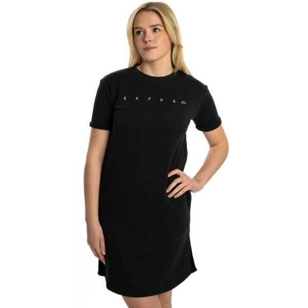 Kappa LOGO FAGASTRA Dámské šaty, černá, velikost