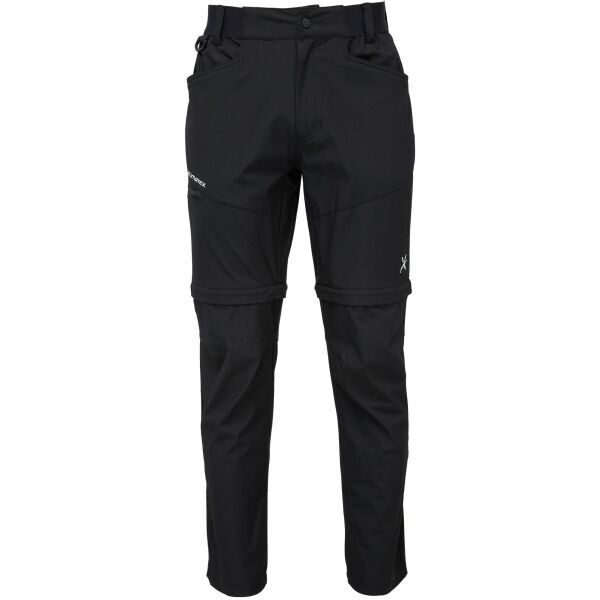 Klimatex THOPRE Pánské outdorové odepínací kalhoty, černá, velikost