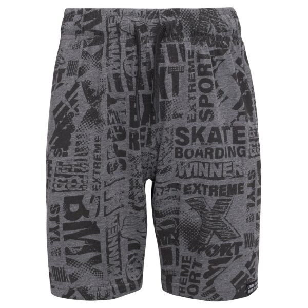 Lewro CHEW Chlapecké úpletové šortky, tmavě šedá, velikost 152-158