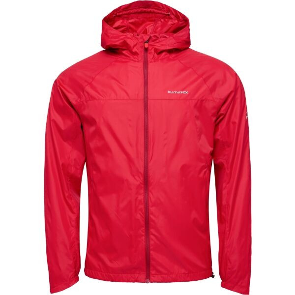 Klimatex ADAIR Pánská lehká funkční bunda, červená, velikost