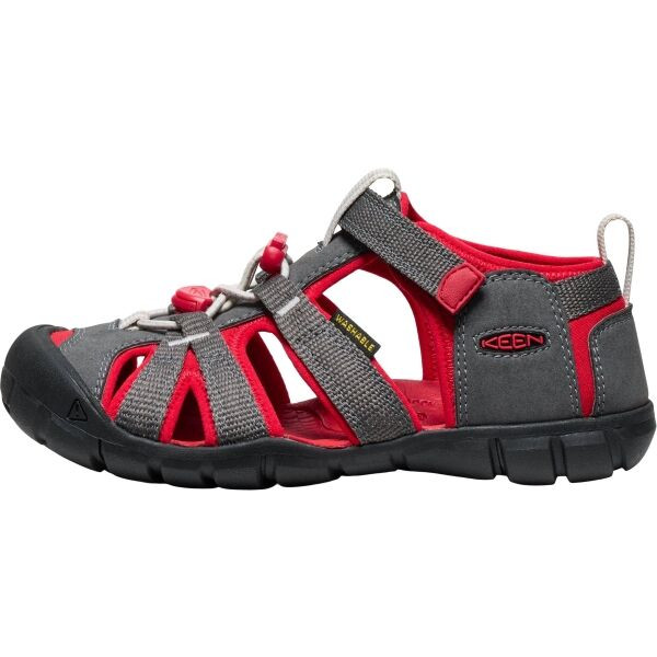 Keen SEACAMP II CNX YOUTH Dětské sandály, tmavě šedá, velikost 37